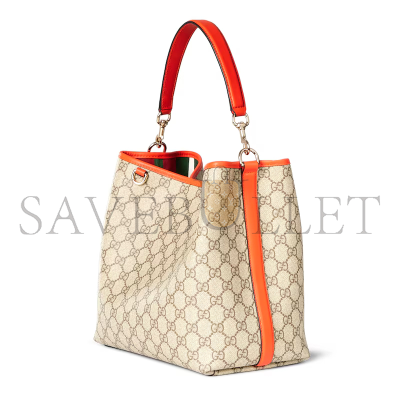 GUCCI GG EMBLEM MEDIUM BUCKET BAG 815103 (25*25*15.5cm) GUCCI GG EMBLEM MEDIUM BUCKET BAG 815103 (25*25*15.5cm)
